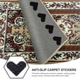 thumbnail image 4 of Non Slip Mat Stickers with Removable Glue for Home Use Black 8pcs, 4 of 8