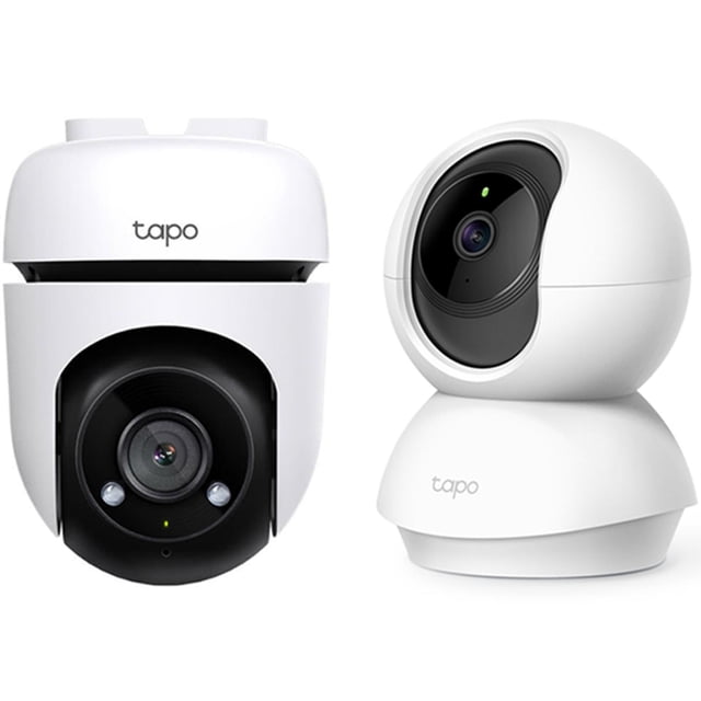 Kit 2 Camaras Vigilancia TP-LINK TAPO C500 C200 Full HD 360 blanco