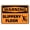 Warning Sign 1, variant on Warning 2 Man Lift Required Alert Sign - 8"x12" Metal Sign, Construction Warehouses Safety Marker
