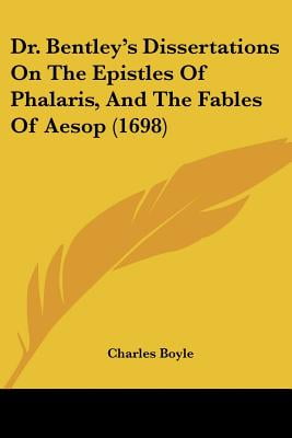 Dissertation on the epistles of phalaris