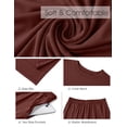 thumbnail image 5 of MINTREUS Lounge Sets for Women Knit Short Sleeve Tops and Long Pants Soft Comfy Pajamas Set Oversized 2 Piece Outfits S-4X, 5 of 8