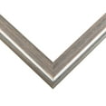 thumbnail image 3 of 11x8 Frame Grey Real Wood Picture Frame Width 1.25 inches | Interior Frame Depth 0.5 inches | Hans, 3 of 8