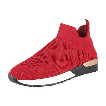

Women s Walking Shoes Sock Sneakers Mesh Anti-Slip Girls Shoes