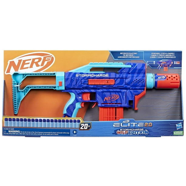 Nerf STORMCHARGE ナーフ　ストームチャージ Nerf Elite 2.0 Stormcharge Motorized Blaster, 20 Nerf Elite Darts