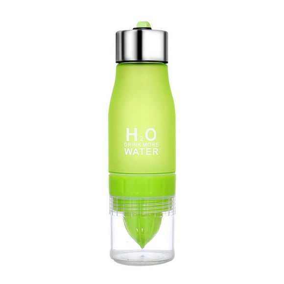 Reayehane 700Ml Lemon Cup Bottle H2O Drink More Water Drinking Bike Bottle Gn (Green )