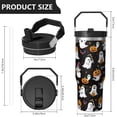 thumbnail image 4 of 30 Oz Tumbler Halloween Pumpkin Ghost Tumbler with Lid and Straw, Birthday Gift Cup for Friend Women Men Coffee Travel Mug Thanksgiving Day Halloween Christmas Gift Water Bottle, 4 of 7