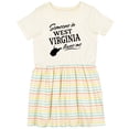 thumbnail image 3 of Inktastic Someone in West Virginia Loves Me Girls Toddler Dress, 3 of 5