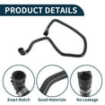 thumbnail image 4 of Manguera de radiador Unique Bargains No.17128616559 para BMW Serie 3 2017 320i 340i L4 2.0L Tubo de refrigerante de goma negro 1 Pc, 4 of 6