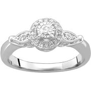1/5 Carat T.W. Heart-Shaped Diamond Promise Ring in Sterling Silver