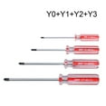 thumbnail image 4 of 4Pcs Y-Shaped Screwdriver Set Nonslip Magnetic Tri-Wing Screwdriver Y0 Y1 Y2 Y3, 4 of 8