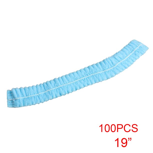 Sombrero desechable para hotel, gorro de baño elástico único para ducha, peluquería, baño, impermeable, no tejido, sombrero antipolvo 100 Piezas Inevent JJ20818-05