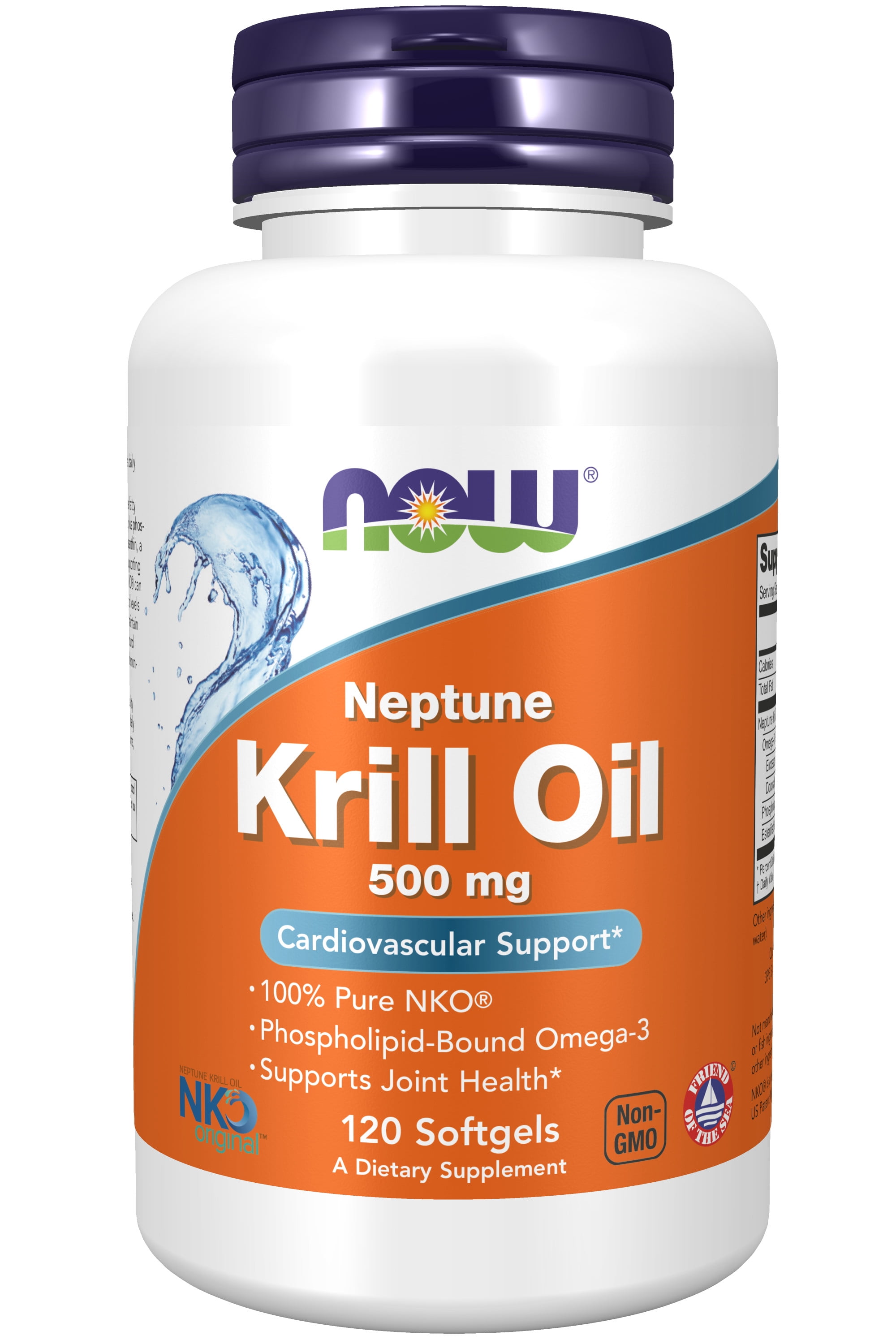 NOW Supplements, Neptune Krill Oil 500 mg, PhospholipidBound Omega3