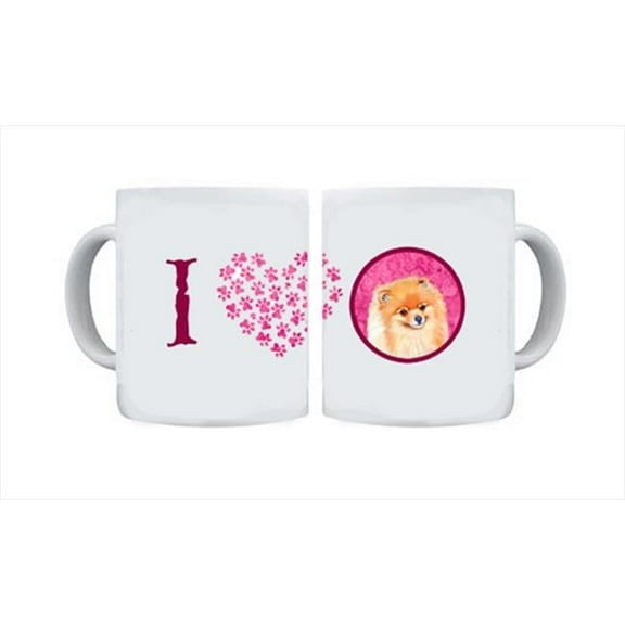 15 oz. Pomeranian Dishwasher Safe Microwavable Ceramic Coffee Mug