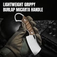 thumbnail image 5 of Kizer Fixed Blade Knife Little Rhino, AEB-L Steel Burlap Micarta Handle Pocket Tactical Knives, 1065A4, 5 of 10