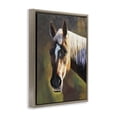 thumbnail image 4 of Stupell Industries Brown Horse Portrait Animals Painting Brown Floater Framed Canvas Art Print Wall Art, 25 x 31, 4 of 10