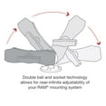 thumbnail image 2 of RAM MOUNT DOUBLE SOCKET ARM W/ 2/2.5" ROUND BASES 1.5" BALL, 2 of 4