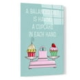 thumbnail image 2 of Epic Art 'A Balanced Diet' by Fab Funky, Acrylic Glass Wall Art, 16"x24", 2 of 3