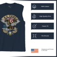 thumbnail image 6 of US Army Eagle Men's Muscle Shirt 250 Years Anniversary American Veteran DD 214, 6 of 7
