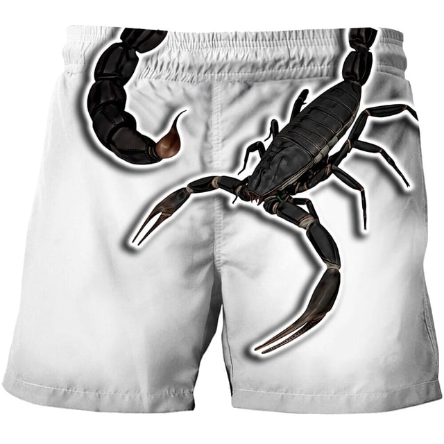 Summer 3d print T Shirt fashion Children Short Sleeve T-shirt Hip Hop Streetwear Funny Scorpion Printed T Shirts14T Gong Bohan LED