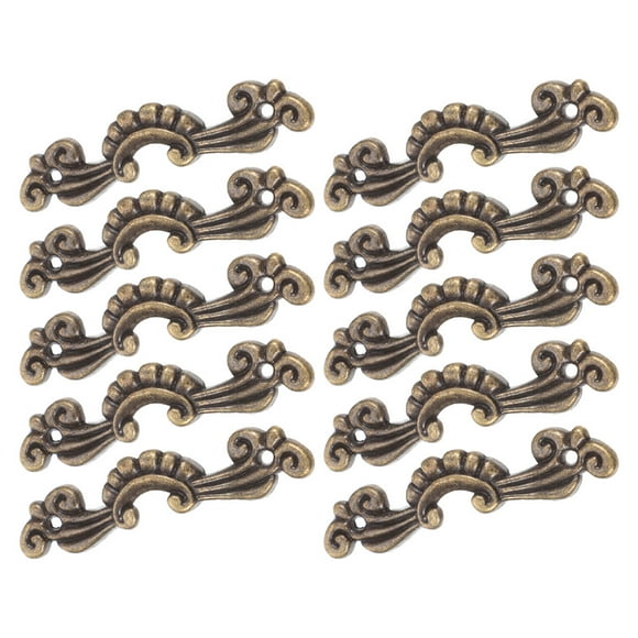 Minkissy kitchen knobs for cabinets Drawer Cabinet Knob Handle Zinc Alloy Dark Brown 10pcs