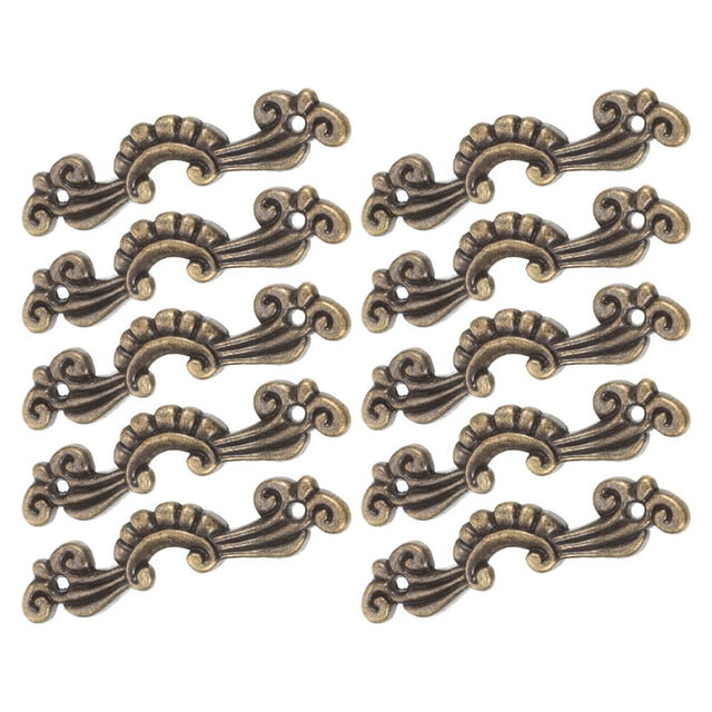 Minkissy kitchen knobs for cabinets Drawer Cabinet Knob Handle Zinc Alloy Dark Brown 10pcs