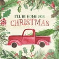 thumbnail image 2 of Noonday Design 12x12 White Modern Wood Framed Museum Art Print Titled - New England Christmas II, 2 of 4