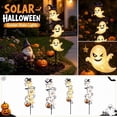 thumbnail image 4 of Halloween Decorations Outdoor Solar Metal Ghost Pumpkin Halloween Garden Stake, Solar Powered Halloween Decorations for Yard Lawn, Spooky Halloween Outdoor Lighting Holiday Decor, 4 of 4