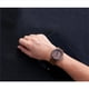 thumbnail image 2 of Relojes de pulsera de madera de cuarzo para hombre, reloj informal hecho a mano para hombre con correa de cuero de vaca, regalos personalizados para hombres, marido, novio, papá Adepaton FLD-3866, 2 of 7