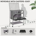 thumbnail image 7 of Aivituvin Guinea Pig Cage, Moveable Metal Frame Hamster Cage Anti-Chewing with Aluminium Alloy Edge, Hideouts, Ramps, Seesaws Chewing Toy, Deeper Pull-Out Leakproof Tray for Indoor Outdoor(Grey), 7 of 7