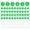 Green, variant on 50PCS Number Tags 1-50, Number Key Tags Aluminum Numbered Keychain Metal Round with Key Rings for Organizer Field Sales Hangers Clothes Labels ID, Blue