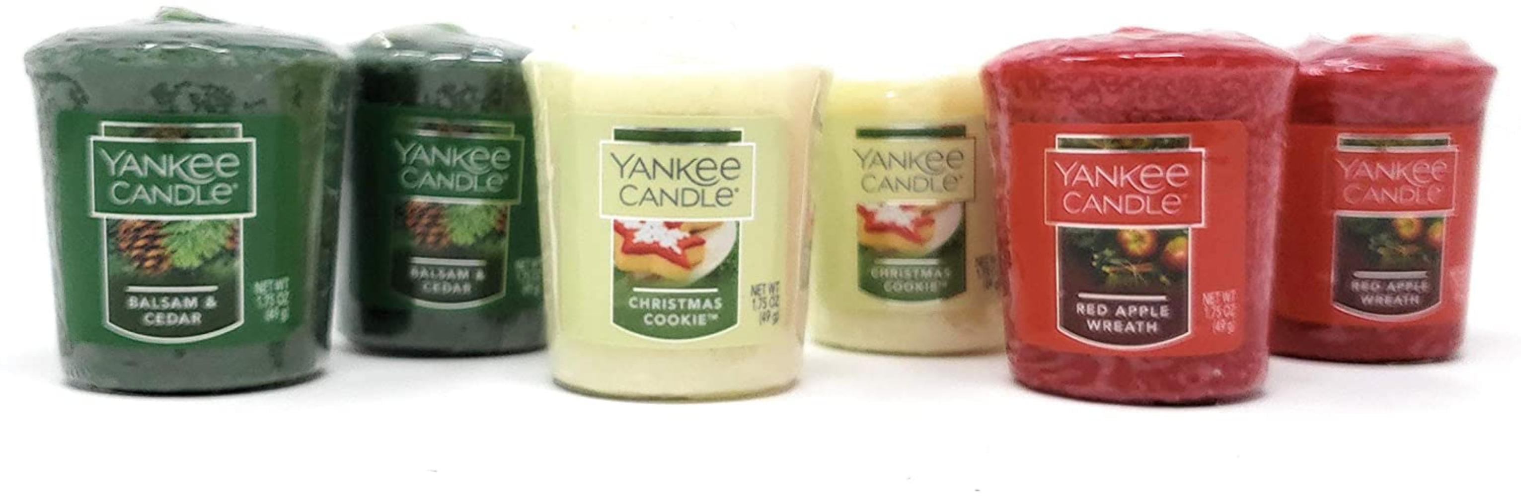 Rare Yankee Candle 1.75 oz Small Sampler Votive Scented Mini Candle 18 piece set 