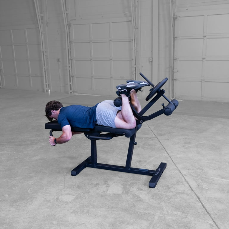 Free Shipping Body Solid Seated Leg Extension Supine Leg Curl with Knee Back Support Features Walmart Walmart