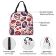 thumbnail image 4 of Honeii record rock Skull lips Print Lunch Bag Women, Lunch Box Lunch Bag for Women Adult Men, Small Leakproof Cute Lunch Tote Large Capacity Reusable, 4 of 8