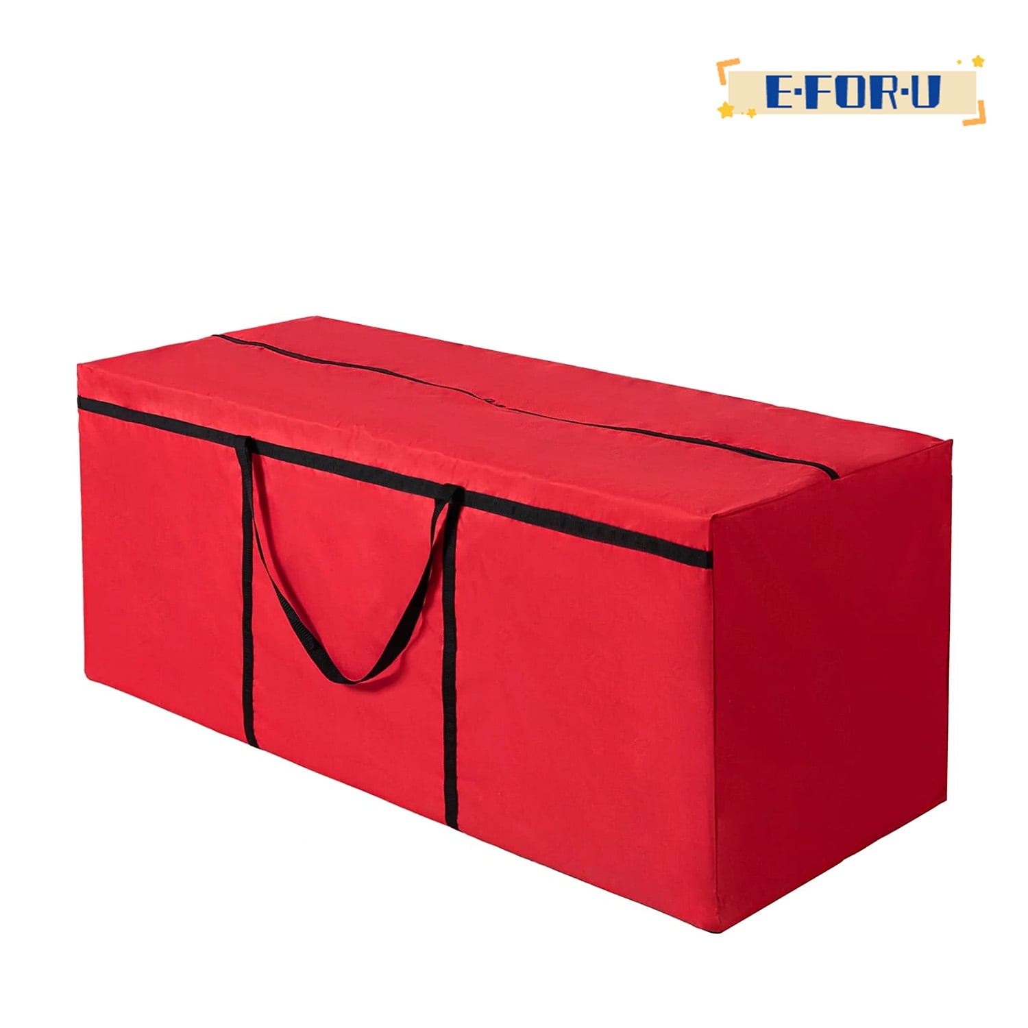 Christmas Tree Storage Bag 9 ft, Large Red Christmas Tree Storage Box