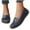 Dark Blue, variant on Women Flat Shoes, Slip on Wedding No Slip Round Toe Loafer Shoes Dark Blue Size 5.5
