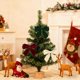 thumbnail image 5 of Adornos navideños con lazo de terciopelo, 12 unidades, para San Valentín, Navidad, ventanas, árboles de Navidad, Halloween, otoño, hogar, adornos navideños., 5 of 6