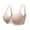 Gray-40 90ABC, variant on Comfortable Supportive Bustier For Women Flexible Underwire Cut Out Strappy Bra