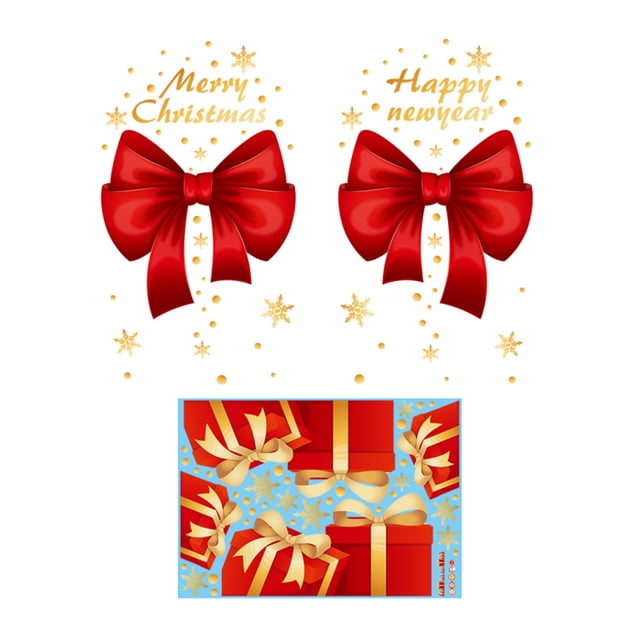 Toystoory Transforme la pared con la etiqueta engomada de la pared del espejo de moda fácil de pelar y pegar el azulejo de la etiqueta engomada Kits de decoración para fiestas lazo+caja de regalo