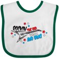 thumbnail image 3 of Inktastic Rocking the Red, White, and Blue Boys or Girls Baby Bib, 3 of 4