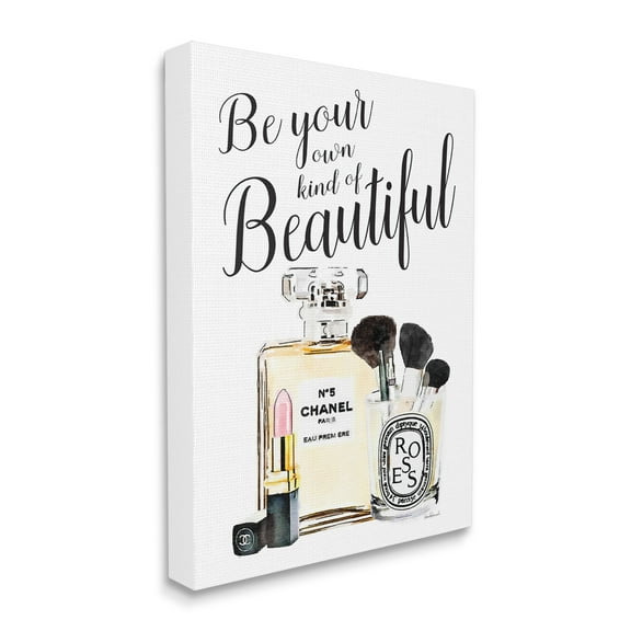 Stupell Industries Fashion Designer Makeup Inspiring Word Watercolor Canvas Wall Art by Amanda Greenwood