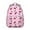 Pink-1, variant on Fun cartoon peach lover design compact travel backpack cute small backpack for school lightweight school bag for daily use and vibrant pattern