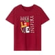 thumbnail image 1 of Camiseta para mujer de verano con cuello redondo para ir de compras, camping, vacaciones, desplazamientos Rojo, 1 of 7