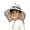 Grey, variant on Kids Sun Hat Solar Fan Hat with Detachable Neck Large Brim Sun Adjustable Cap