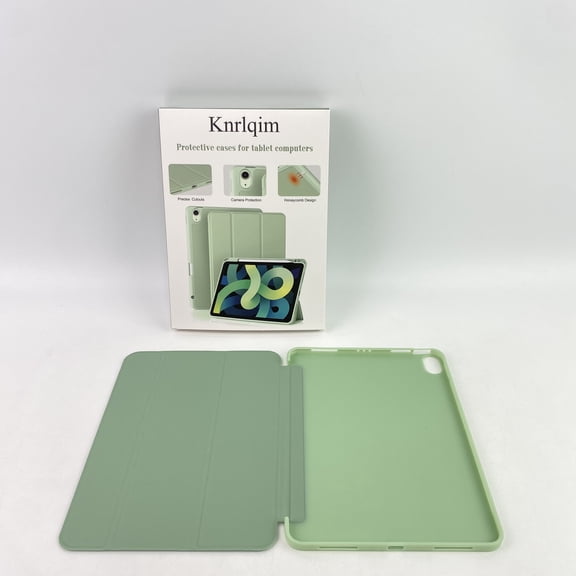 Knrlqim Protective cases for tablet computers, iPad Air 6th Generation 11/13 Inch 2024 [Auto Sleep/Wake], Matcha green