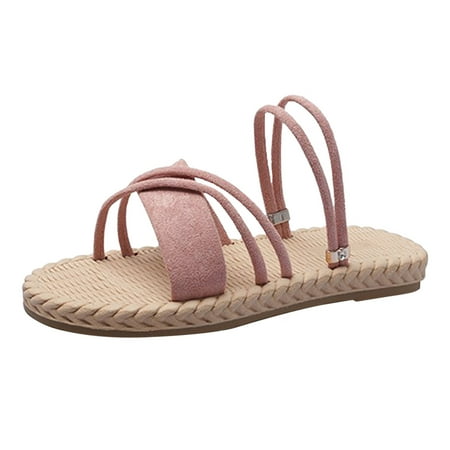 

TOYFUNNY Womens Bohemian Slipper Sandals Casual Flats
