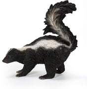 Hi-Line Gift Ltd. Walking Skunk Statue, Black and White