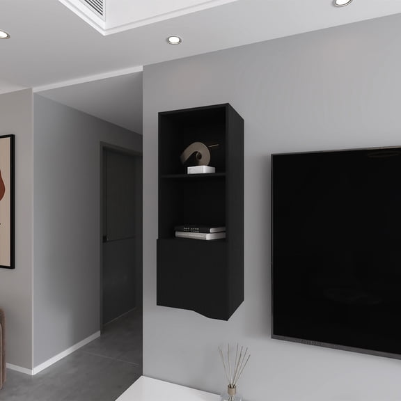 Concealed Cabinet for Hidden Storage - Keep Your Essentials Neat in the Living Room