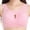 Pink, variant on AJZIOJIRO Women's Low-Impact Activity Sleep Bras Casual Comfort Workout Sports Bra M-XL