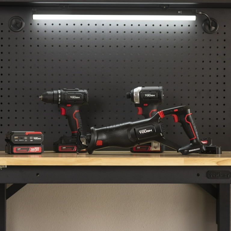 Hyper Tough 20V Brushless 4-Tool Combo Kit, Holiday Gift - Walmart.com