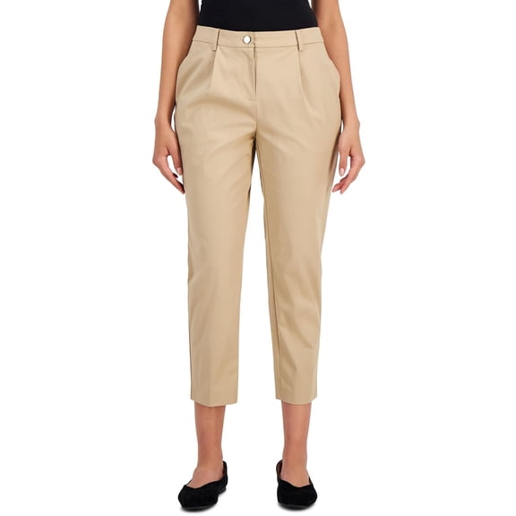 Alfani Womens Petites Slim Comfort Waist Dress Pants